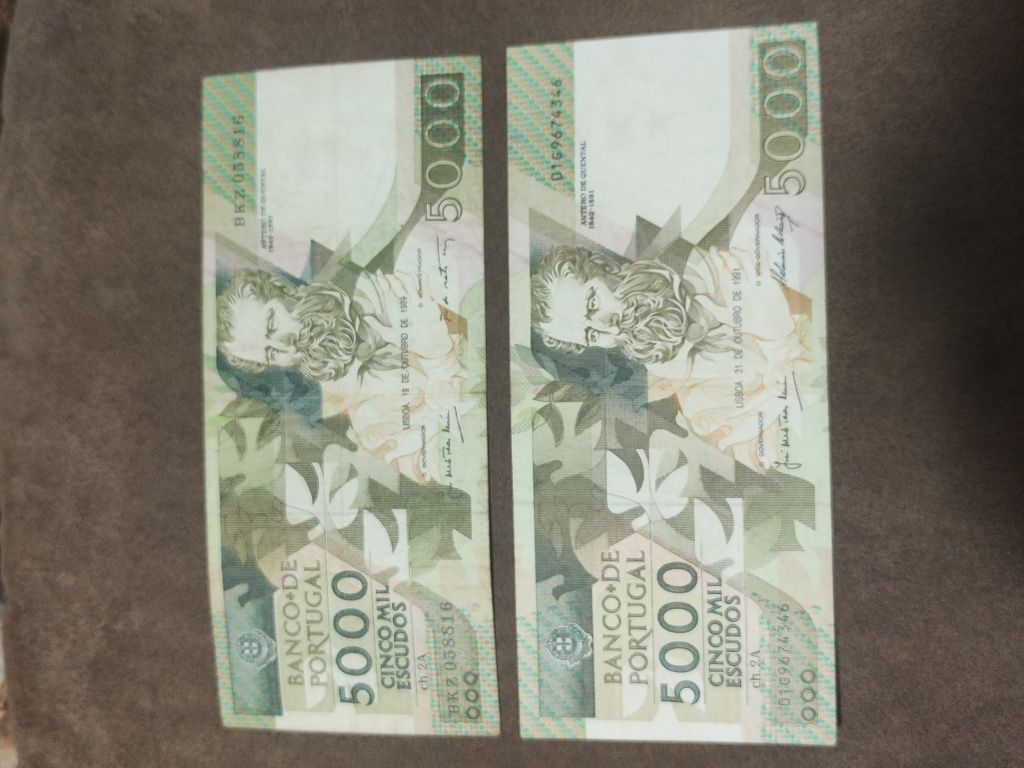 Nota de 5000 escudos