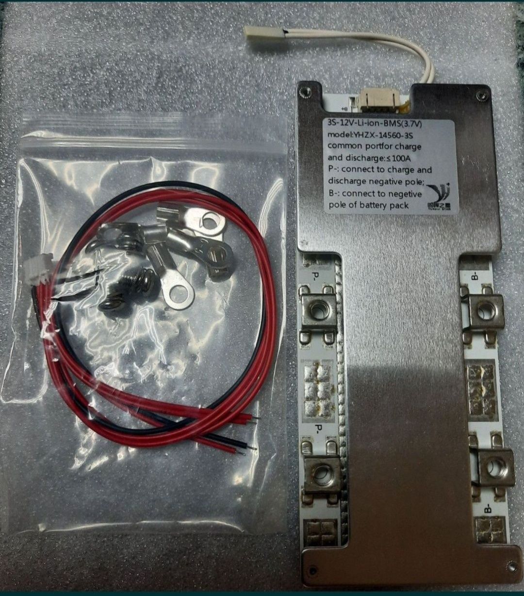 Плата BMS 3S 100A Li-ion.