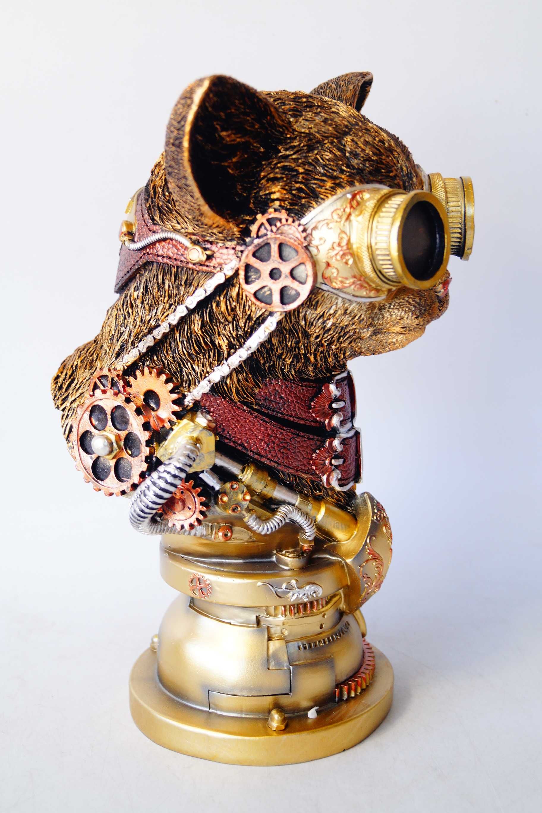 STEAMPUNK figura KOT kotek śmieszny