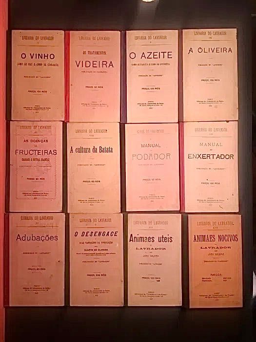 12 MANUAIS de AGRICULTURA - 1911 a 1913 - Livraria do Lavrador