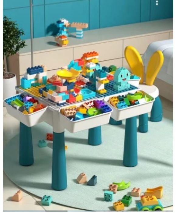 Ігровий столик - трансформер зі стільцем + конструктор