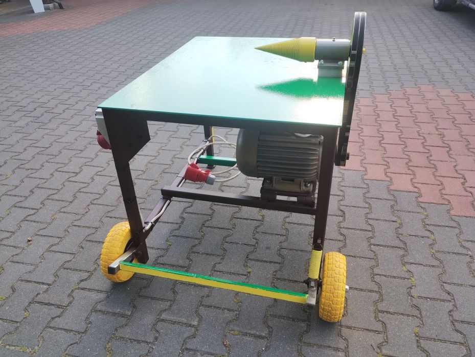 Łupiarka świdrowa solidna duża silnik nowy 7 5 kw