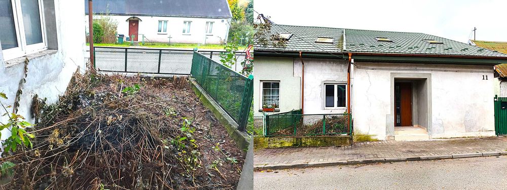 Kielce Białogon ul. Pańska 11 dom do remontu 95m +70m2 do generalki