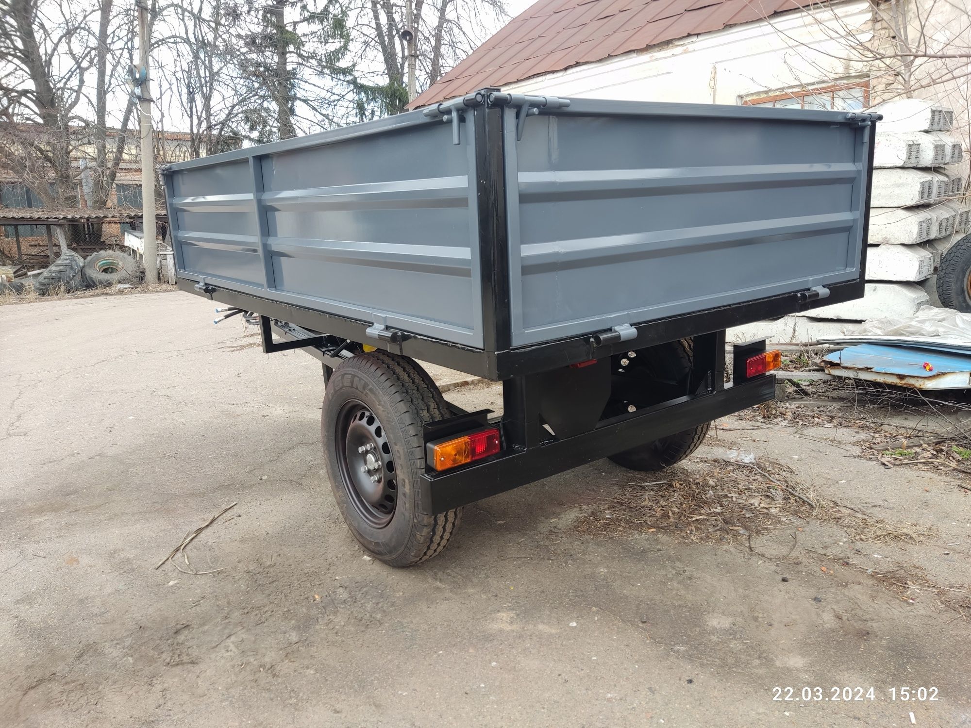 Причіп для мінітрактора 1птс2