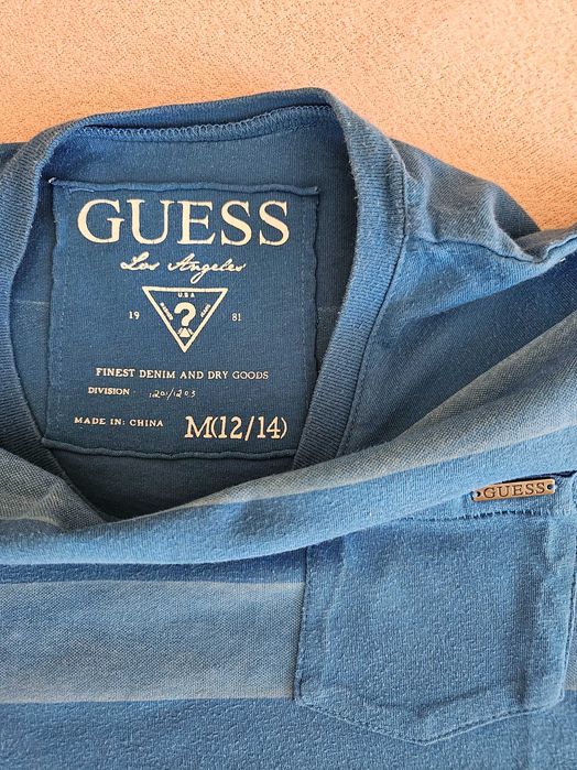 Krótkie spodenki i T-shirty GUESS i ABERCROMBIE z USA, rozm, 12-14 lat