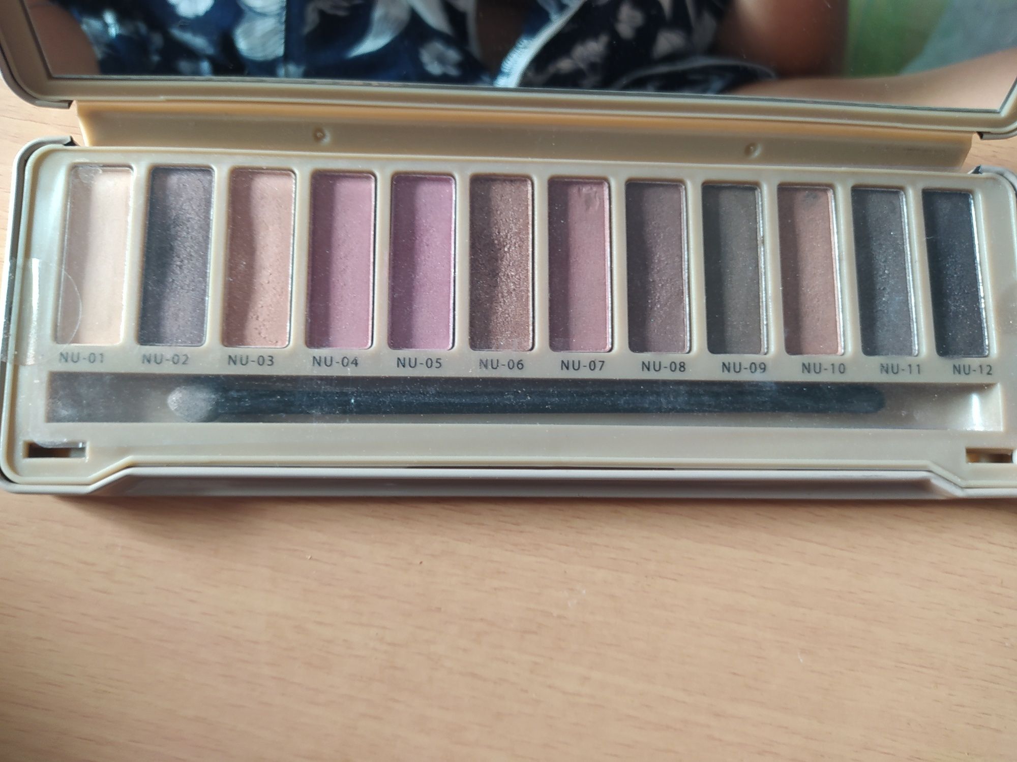 Paleta de sombras IDC Color Make Up Nudes já utilizada