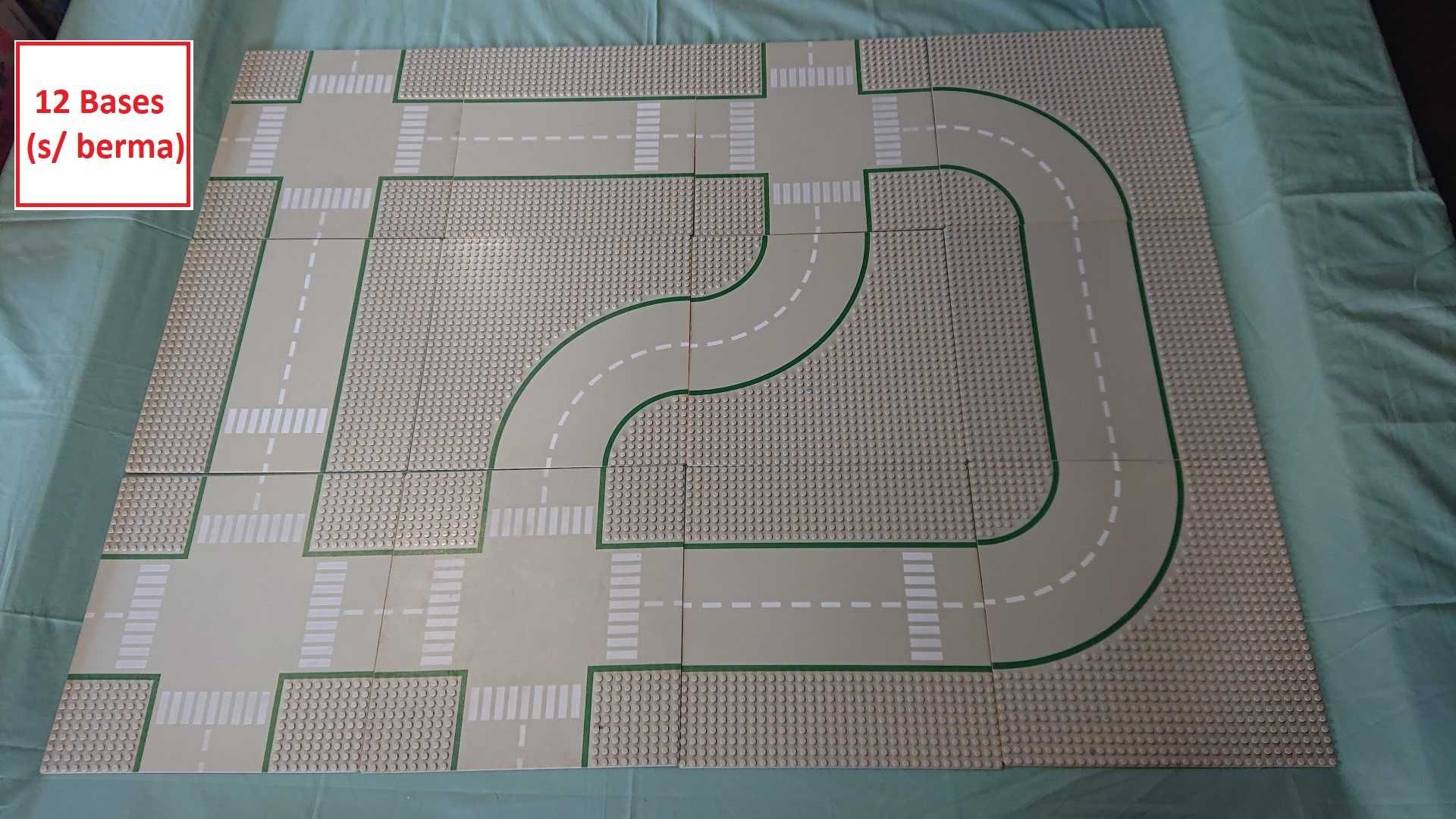LECO CITY -  4 Lotes Placas / Bases / Estradas (ANOS 80-90)