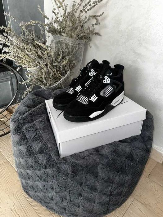 "Buty Trampki" Jordan_4_Retro_White_Thunder R.39