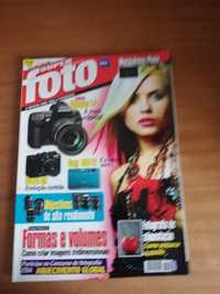 Muitas revistas de fotografia