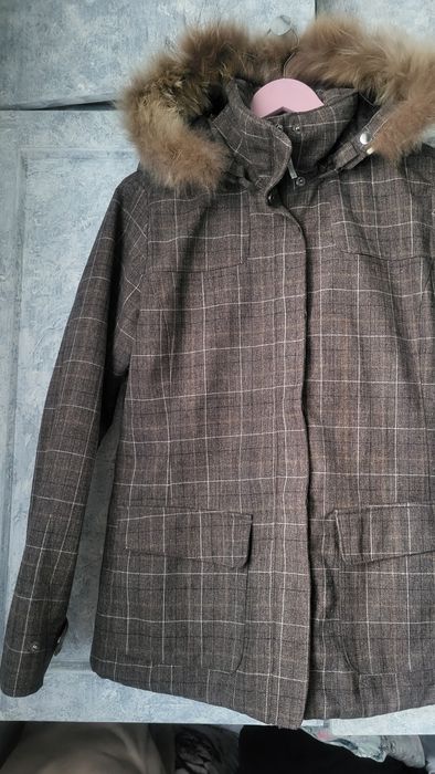 Замшеві ботфорти 39 зимова жіноча куртка М