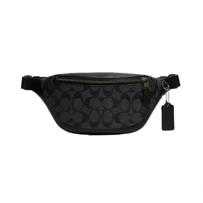 Сумка бананка через плечо Coach кожаная на плече сумка coach мужская