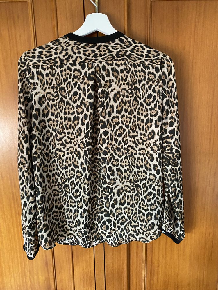 Camisa leoparado zara