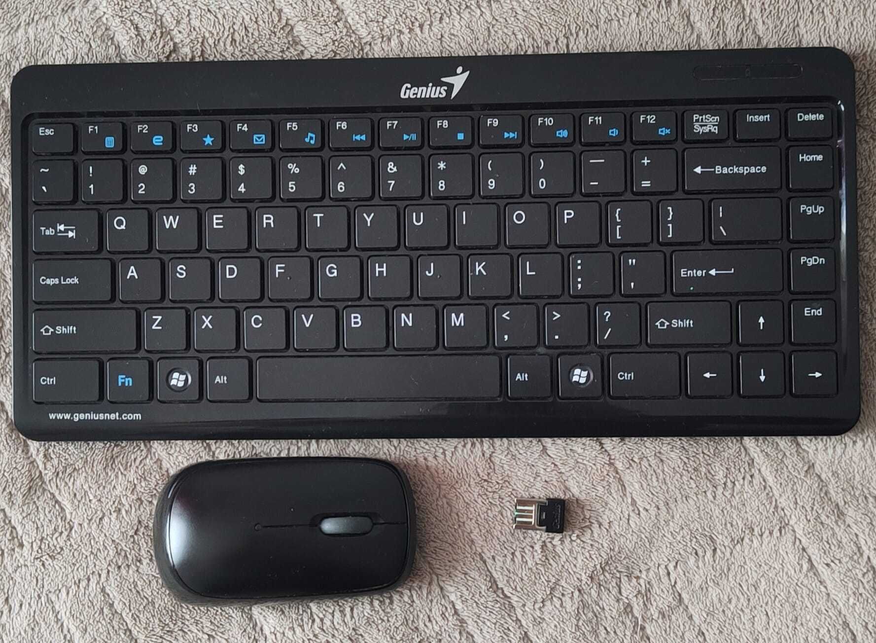 Mysz bezprzewodowa + mała klawiatura