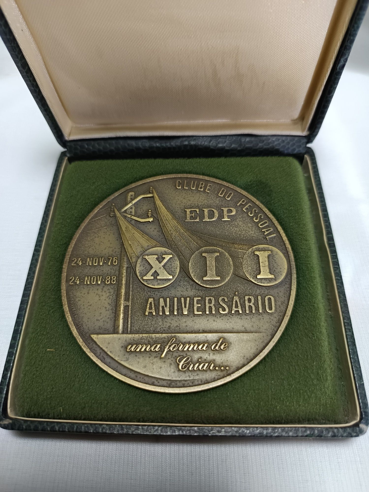 Medalhas comemorativas em bronze