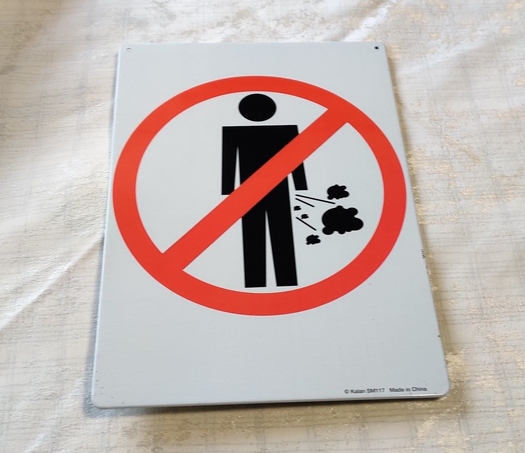 Placa de aviso Brincadeira