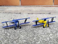 Kolekcja modeli Samolot Stearman Matchbox komplet dwóch samolotów