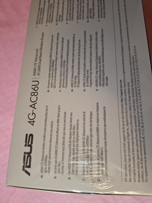 Маршрутизатор Asus 4G-AC86U