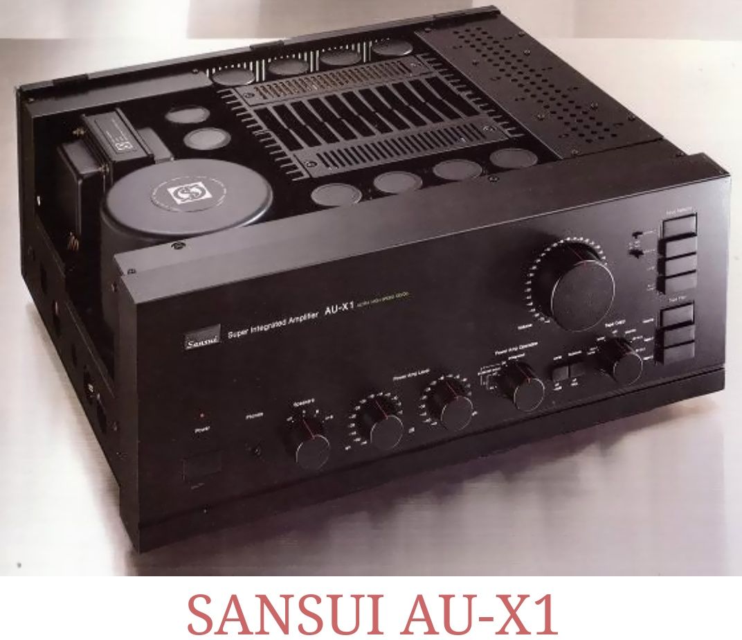 Sansui AU-X1 , potężny wzmacniacz stereo .
