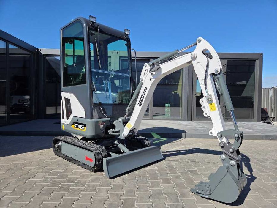 XTM X15s z kabiną 2025 Mini Koparka NOWA silnik KUBOTA ZULBiT Olsztyn