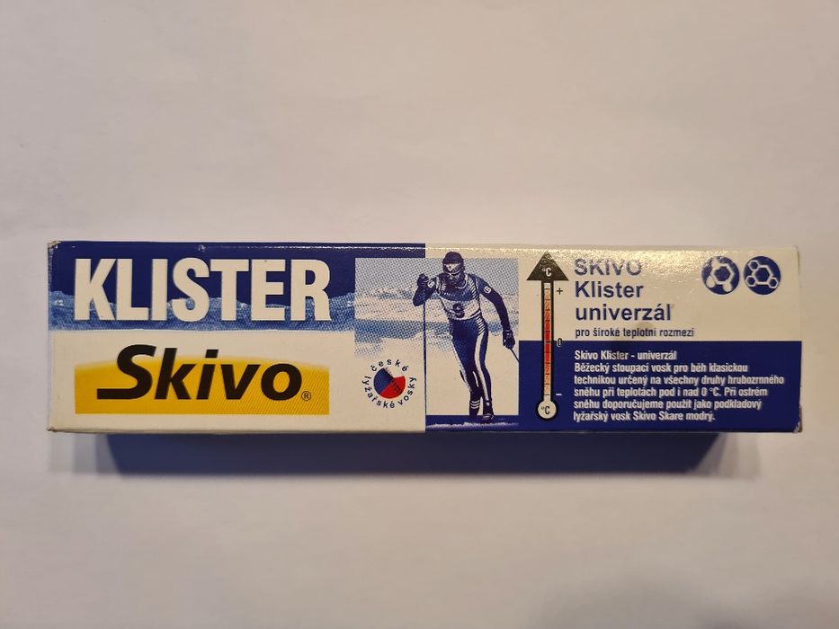 klister uniwersalny smar do nart biegowych Skivo niebieski