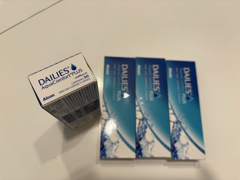 Soczewki Dailies Aqua Comfort 4 x 30 sztuk -4.50