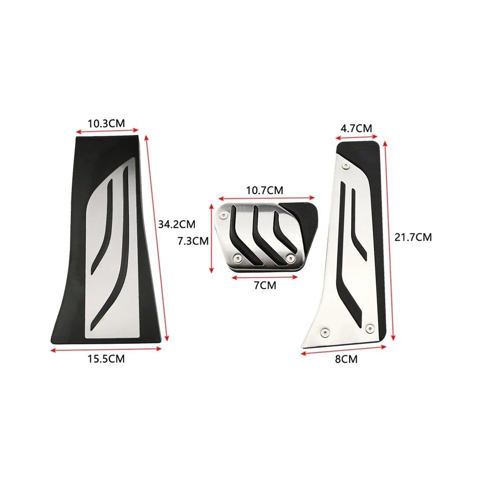 Накладки на педалі  BMW X5 X6 F15 F16 E70 E71 E72  2008-2018