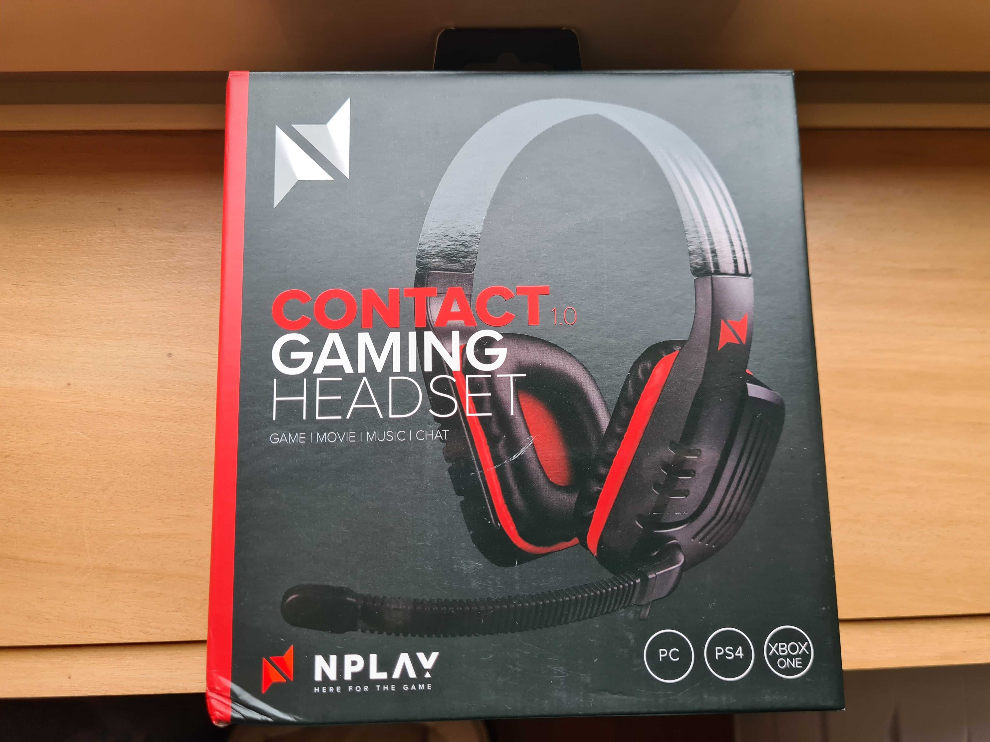 Auscultadores Gaming N'PLAY Contact 1.0