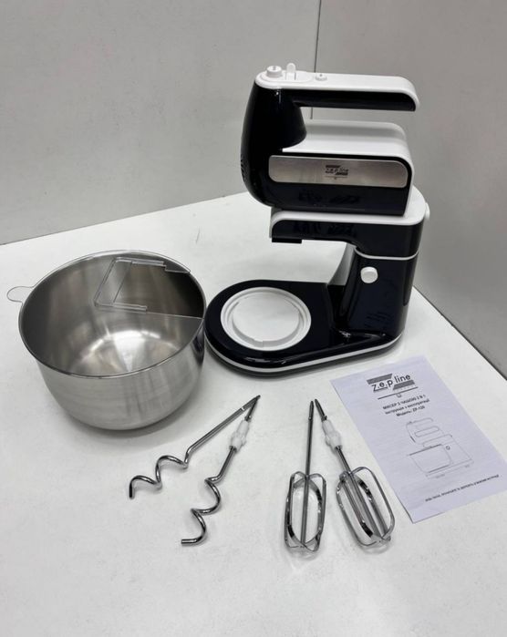 Миксер с металлической чашей на 4Л Zepline  1500WATT