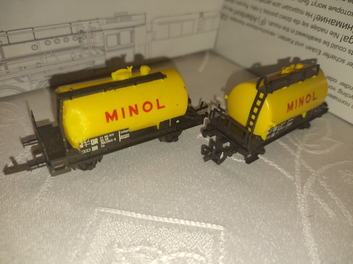 Wagon BTTB cysterna. Kolejka TT 1:120. 2 szt.