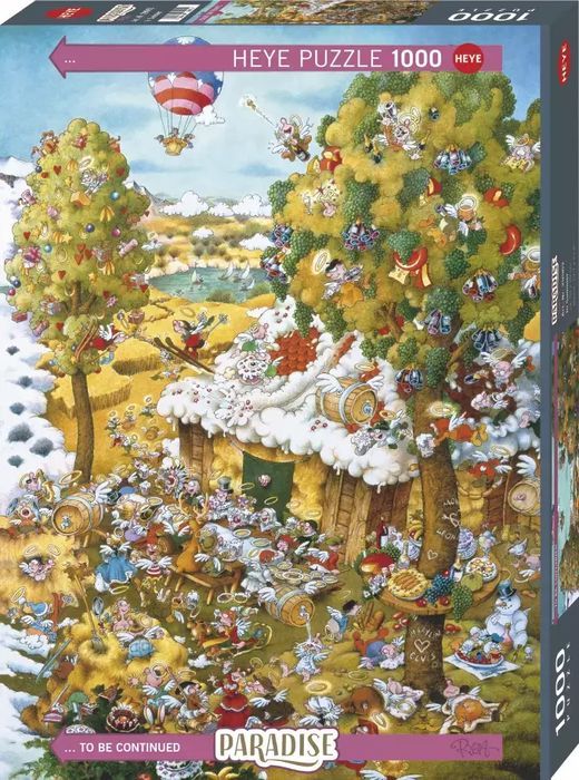 Puzzle 1000 elementów. Raj w lecie. Heye