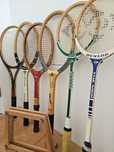 Lote de Raquetes Ténis Vintage - Dunlop, Snauwaert, Intersport (6 uni)