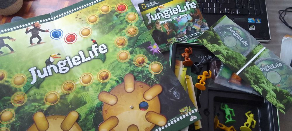 JungleLife jogo de tabuleiro interativo por National Geographic