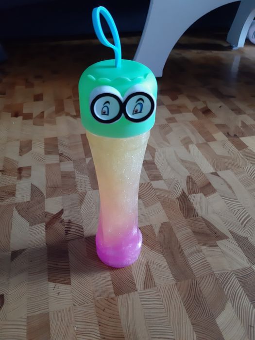 Slime różowo żółty w ładnym pudełku