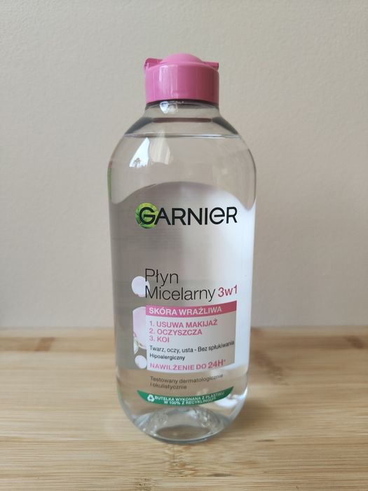 Tonik Płyn Micelarny 3w1 do twarzy skóra wrażliwa
