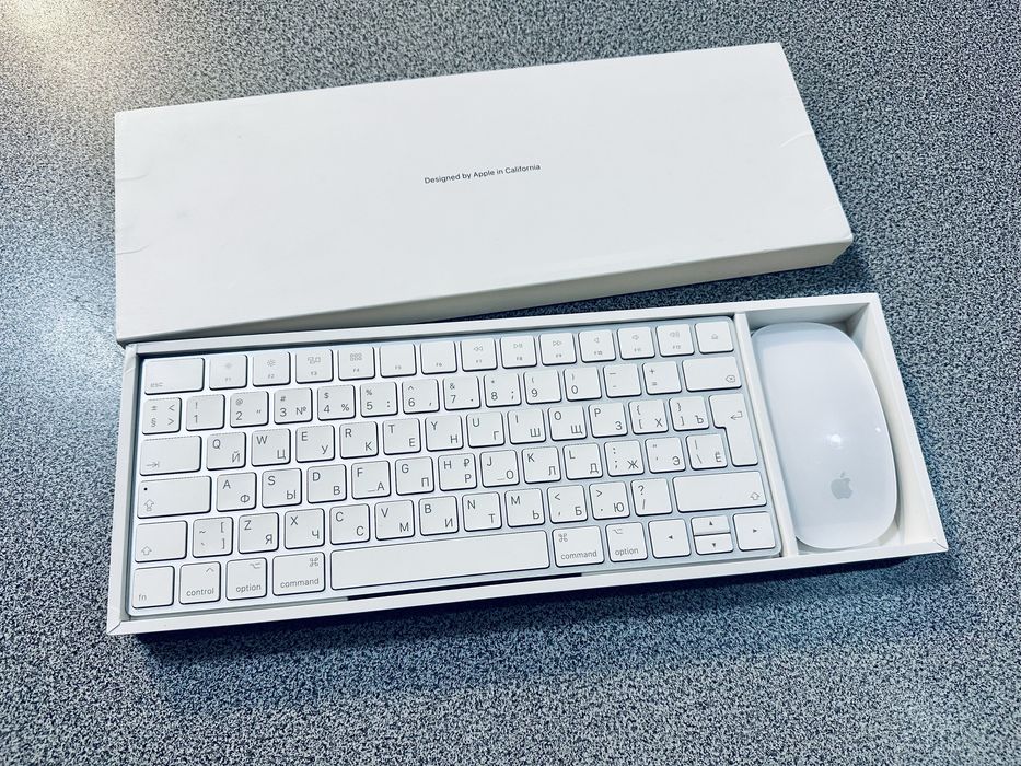 Apple Magic Keyboard клавиатура A1644/Magic Mouse мышка A1657 комплект