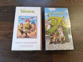 Shrek wydanie specjalne i Shrek 2  vhs film