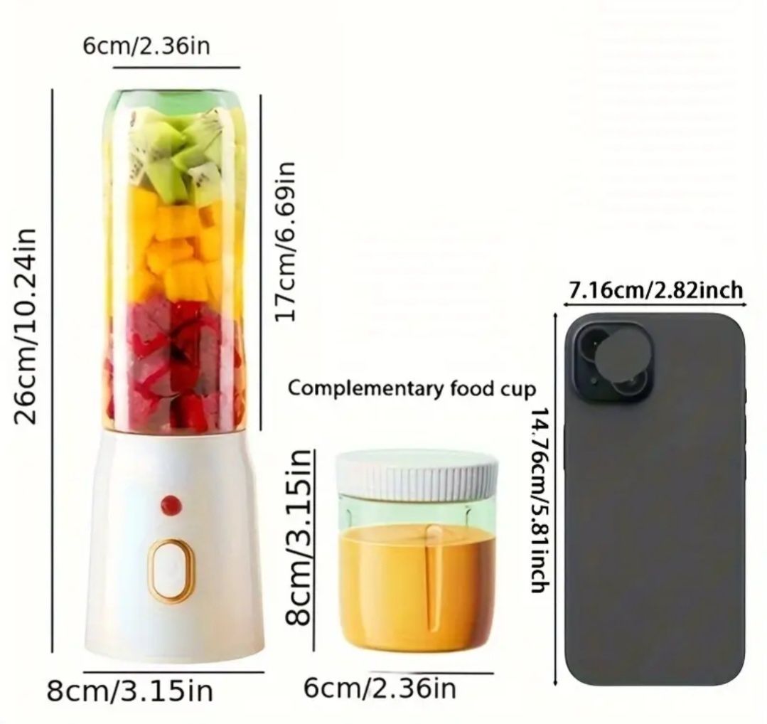 Blender kielichowy przenośny USB Nowy 40W
