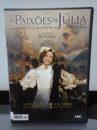 DVD As paixões de Júlia - Filme com Annette Bening e Jeremy Irons