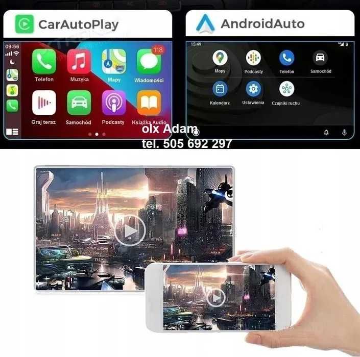 Radio Nawigacja 2DIN Android Transporter T5 T6 Multivan Caravelle 2GB