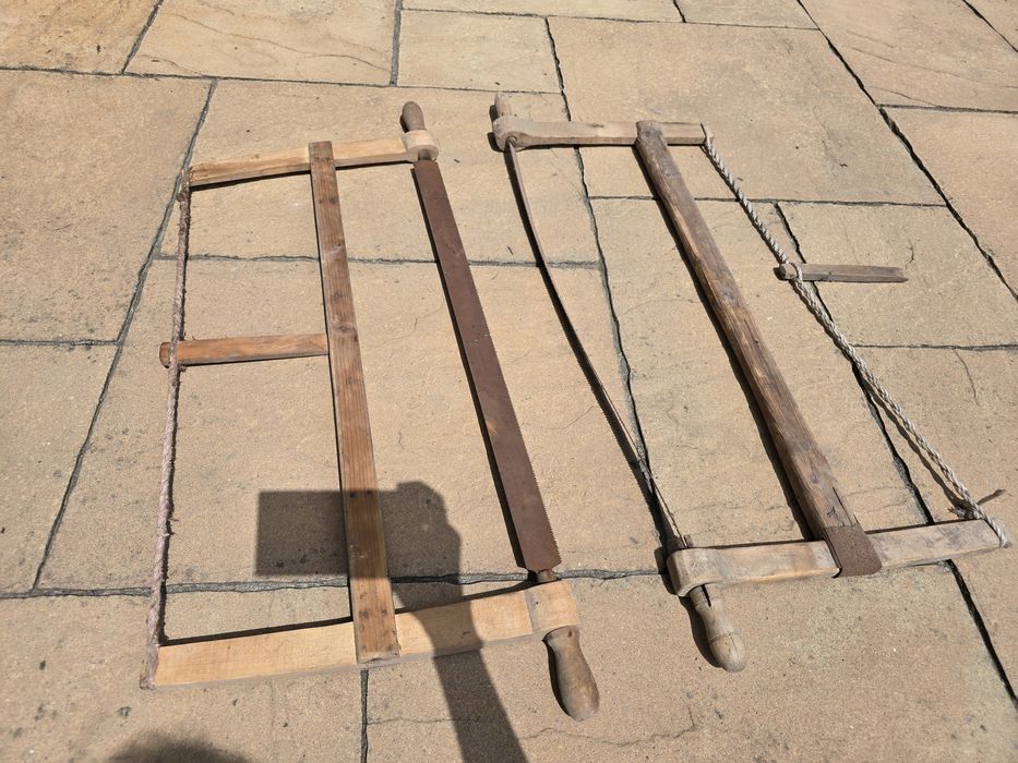 Piła ramową do drewna PRL