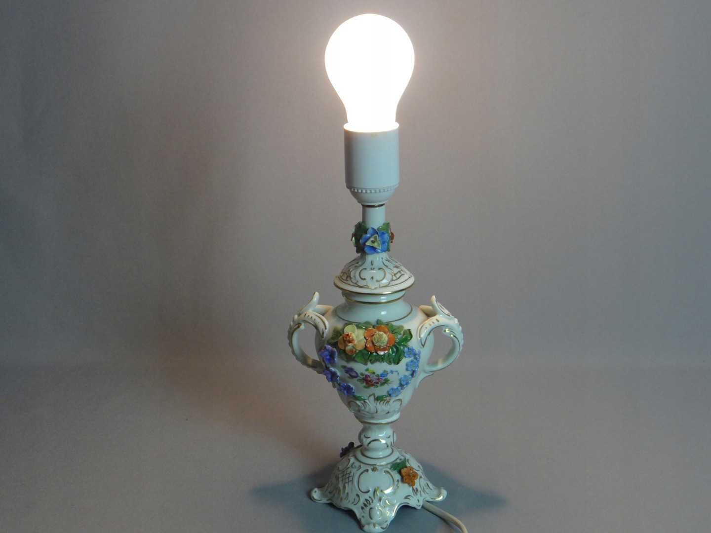 Lampa oryginalna -Porcelana Drezno