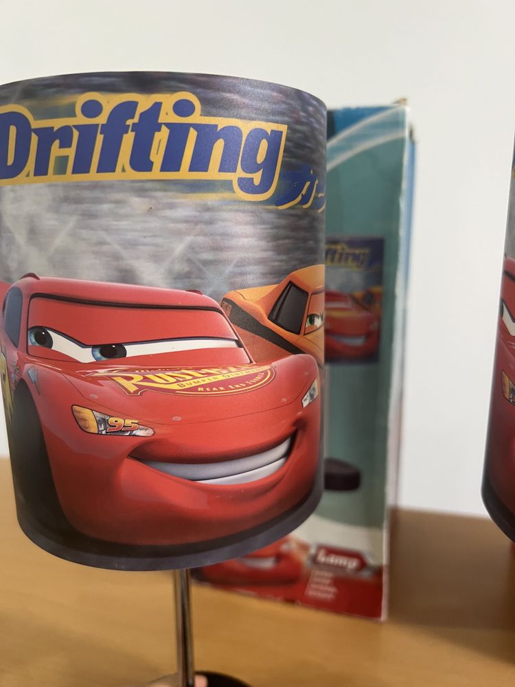 Conjunto candeeiros faísca McQueen lightning McQueen Disney