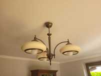 Lampa mosiężna do salonu