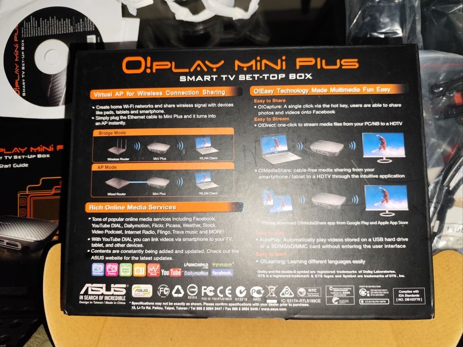 Box Asus O!Play Mini Plus Media Player