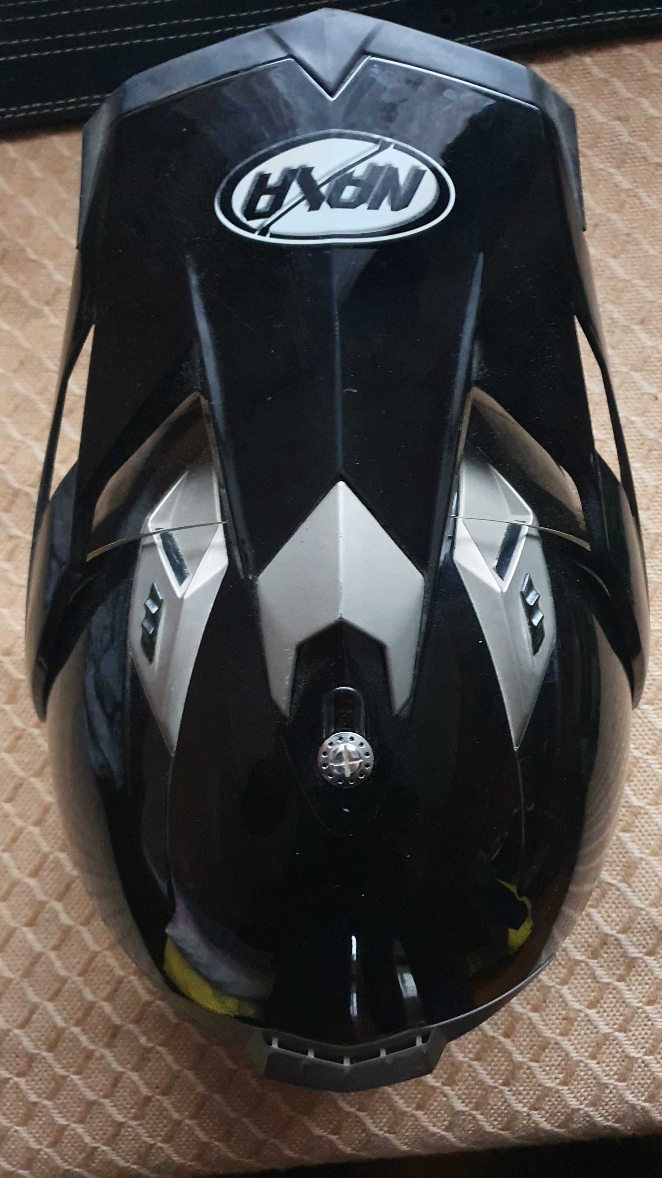 Kask motor cross quad + rękawice