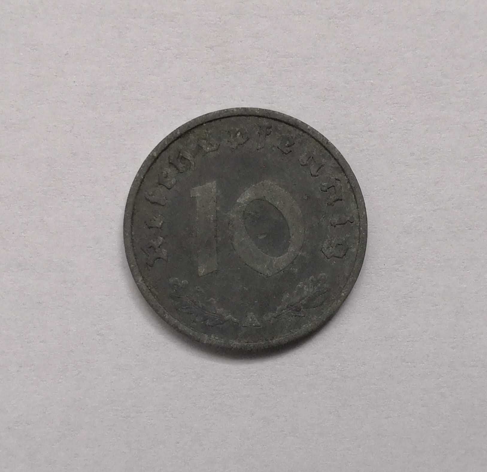 Niemcy 10 reichspfennig III Rzesza Niemiecka