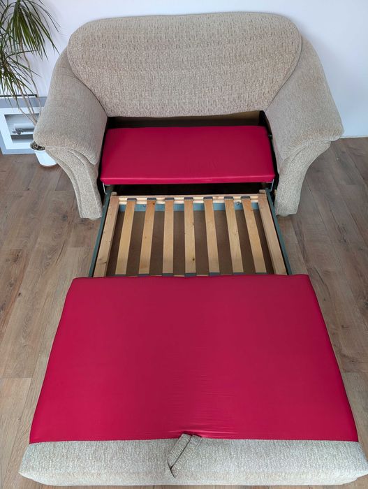 Kanapa dwuosobowa z funkcją spania