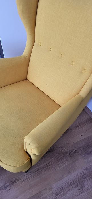 STRANDMON Fotel/ podnóżek żółty IKEA
Fotel/podnóżek, Skiftebo żółty
Fo