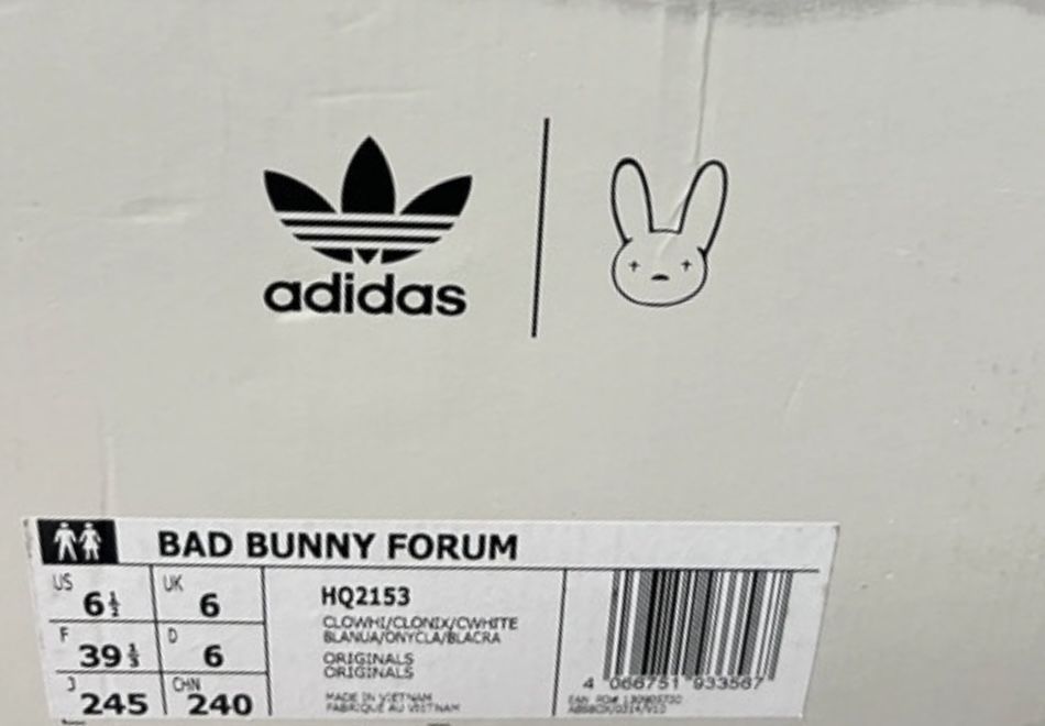 adidas forum bad bunny