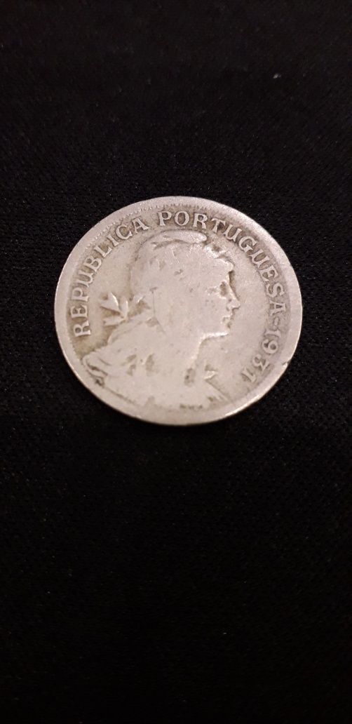 Moeda de 50 Centavos de 1931 Alpaca República Portuguesa